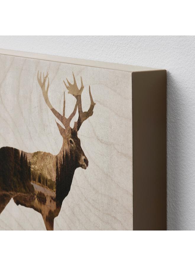 Zaboon Picture, set of 2, Wild animals II, 30x20 cm - Image 3