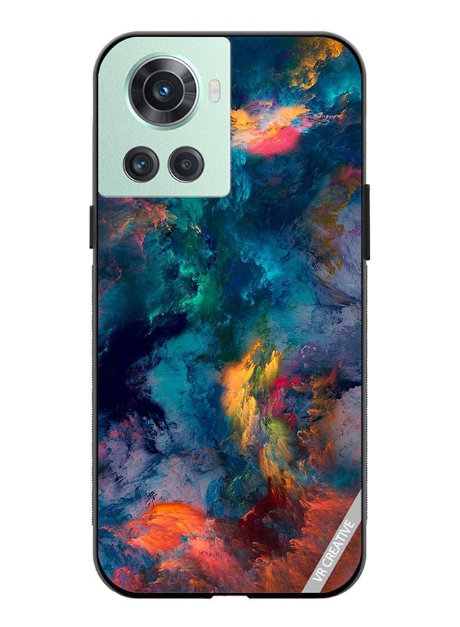 VR CREATIVE Protective Case Cover For OnePlus 10R Pastel Colour Design Multicolour - Image 1