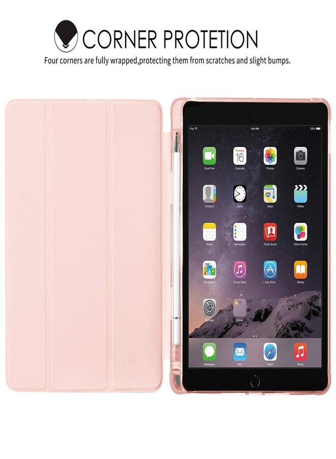 JOYLAND جراب JOYLAND لجهاز iPad الجيل العاشر 10.9 بوصة / iPad (A16) الجيل الحادي عشر 11 بوصة 2025 مع حامل قلم - خاصية التشغيل/الإيقاف التلقائي، مزين بزهرة وفيونكة وردية، جراب فاخر مقاوم للخدش والصدمات، لون وردي - Image 2