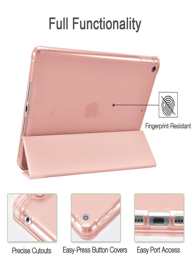 JOYLAND جراب JOYLAND لجهاز iPad الجيل العاشر 10.9 بوصة / iPad (A16) الجيل الحادي عشر 11 بوصة 2025 مع حامل قلم - خاصية التشغيل/الإيقاف التلقائي، مزين بزهرة وفيونكة وردية، جراب فاخر مقاوم للخدش والصدمات، لون وردي - Image 5