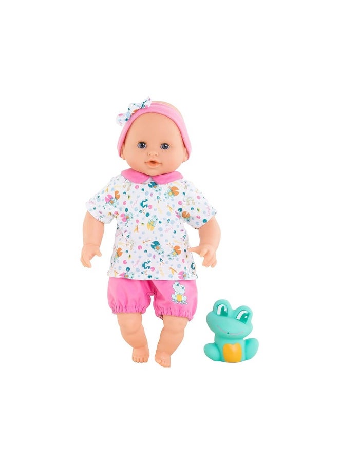 Corolle Oceane Bath Baby Doll With Rubber Frog Bath Toy (30 Cm)  - Image 1