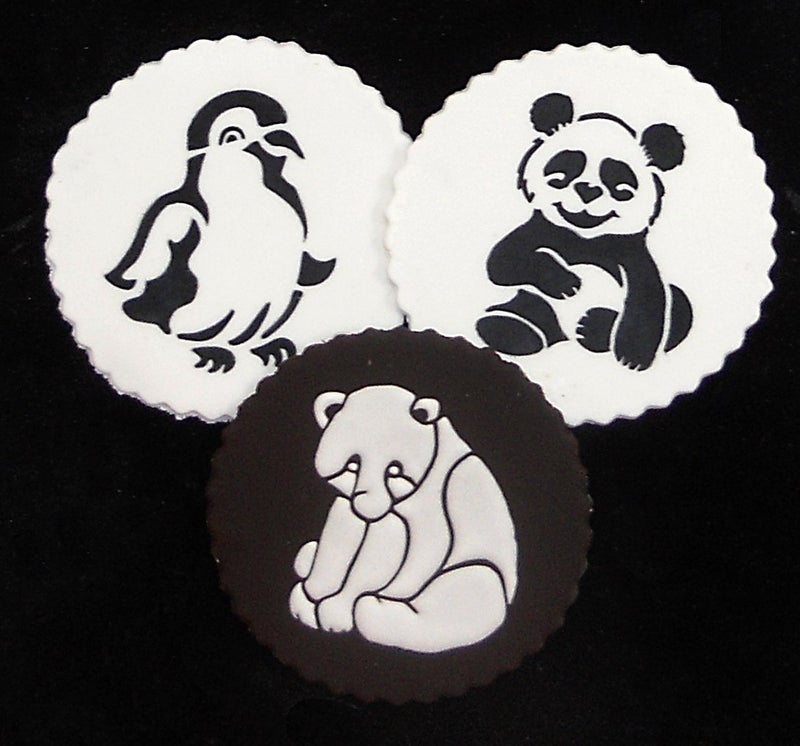Designer Stencils C783 Penguin, Panda and Polar Bear Cookie Set by Designer Stencils, - Image 2