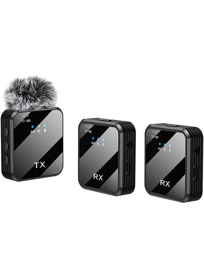 Arabest Wireless Lavalier Microphone Vibrato Live Mobile Phone Video Recording 2.4G Noise Reduction Mini Microphone for Live Streaming Video Recording Vlog Interview Online Class - Image 1