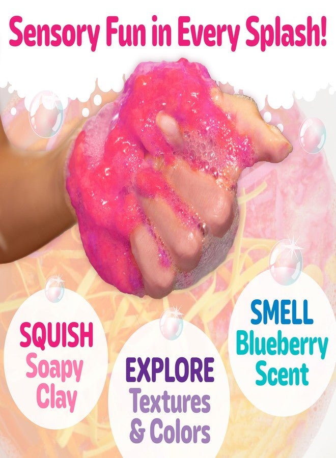 Creativity for Kids Soap Noodles Kitty Bath Set | Mix, Swirl & Play with Pink Soap Noodles & Puddles the Kitty Duck | Summer Activities & Fine Motor Skill Crafts (Ages 3+) - Image 5