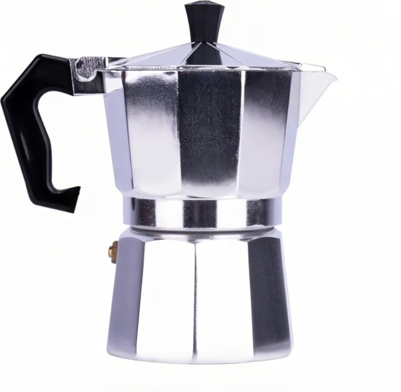 Classic Moka Pot 6 Cup ï¼ŒStovetop Espresso Maket Aluminum Silverï¼ŒCuban Coffee Makerï¼Œ Make Delicious Coffee Easily at Home