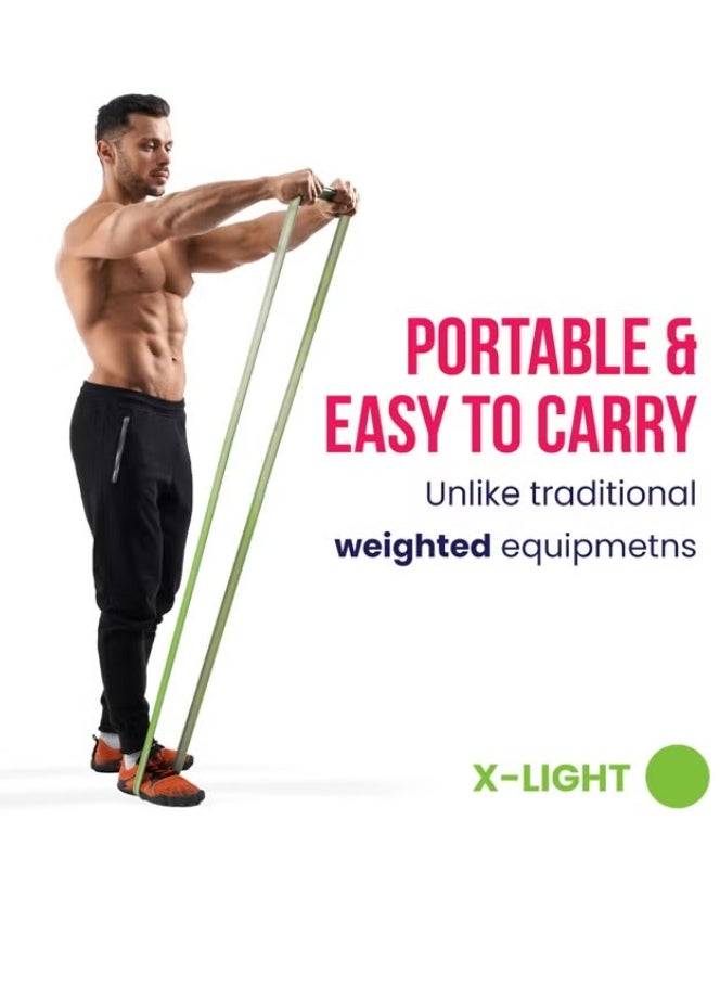 Generic - Rubber Resistance Bands Set - 5pcs for Full-Body Workouts, Strength Training, and Physical Therapy - Image 1