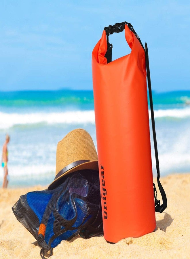 Unigear Dry Bag Waterproof, Floating and Lightweight Bags for Kayaking, Boating, Fishing, Swimming and Camping with Waterproof Phone Case (Orange, 2L) - Image 2