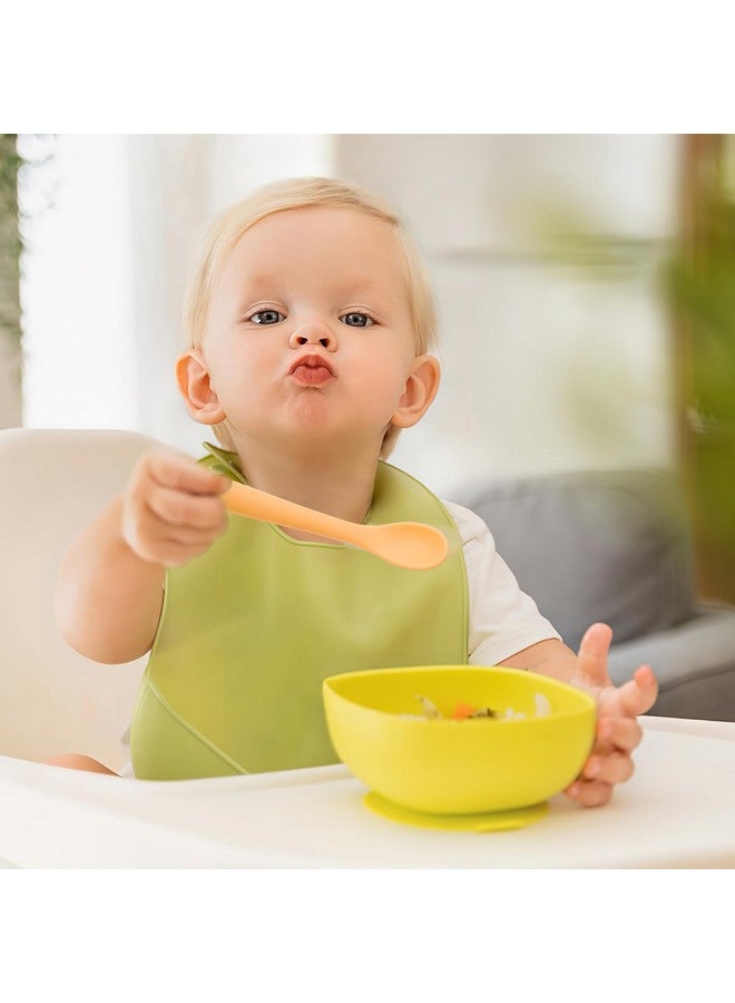 HansGo 8Pcs Silicone Feeding Spoons Baby Spoons Silicone Training Spoons Baby Utensils Infant Spoons For First Stage Baby And Parents - Image 5