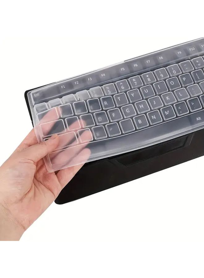 2 Pack Ultra Thin Silicone Keyboard Cover Waterproof Skin Protector 1077 - Image 1