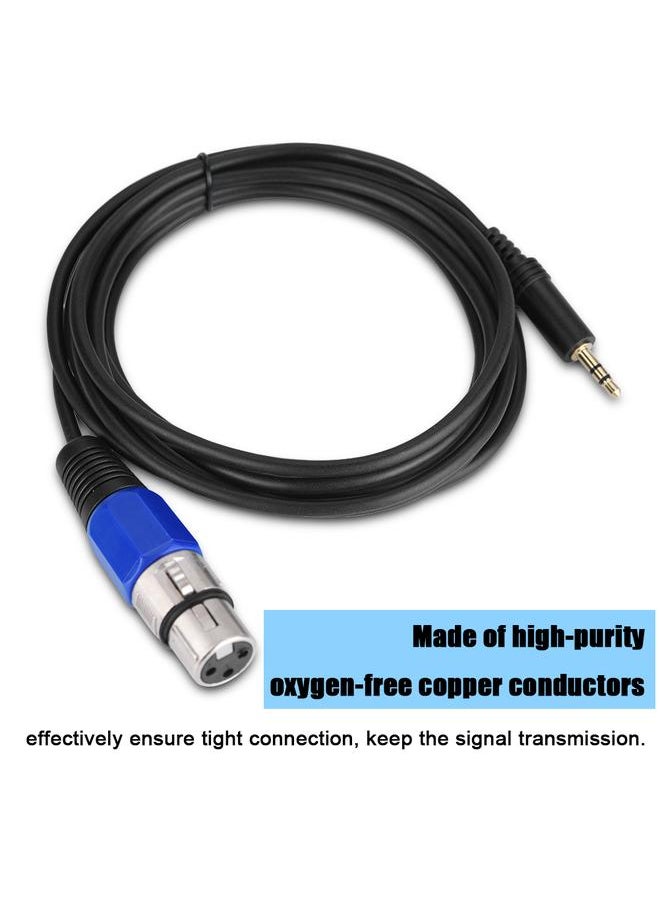 Thoraya F/M Mic Cable, Microphone Switch Cable XLR Stereo Microphone Cable With Stereo XLR Connector #2  - Image 4