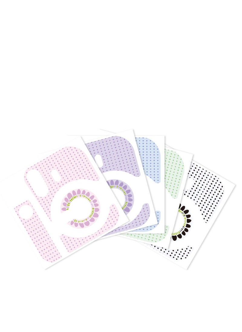 Camera Sticker Dotted Design Camera Decals Trendy Dot Stickers Lightweight Personalize Your Shots Suitable for Mini12