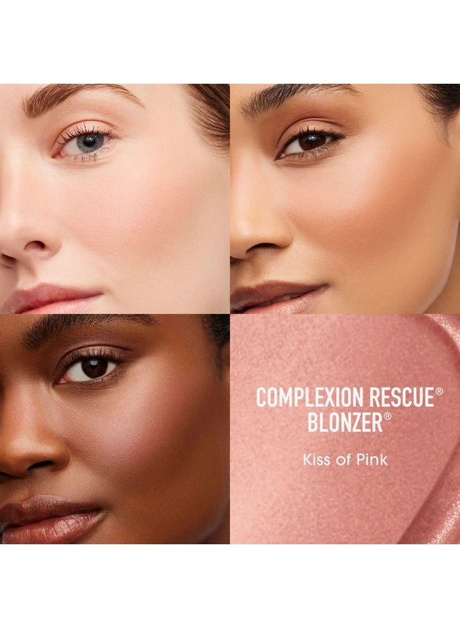 bareMinerals bareMinerals Complexion Rescue Liquid Blonzer, Blush + Bronzer Hybrid, Bronzer Blush for a Sun-Kissed Glow, Buildable Face Bronzer + Blush for Cheeks, Gel-Cream, Vegan (Kiss of Pink) - Image 2