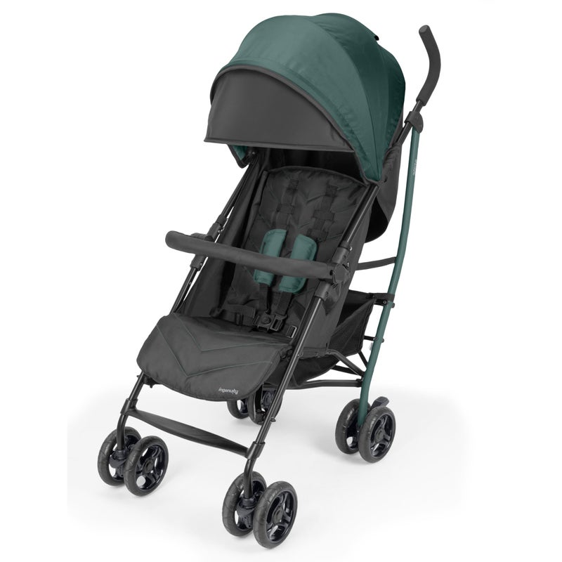 Ingenuity 3Dlite Jewel Convenience Stroller â€“ Lightweight Folding Stroller with Car Seat Compatibility, Extra-Large Canopy & Storage - Image 1