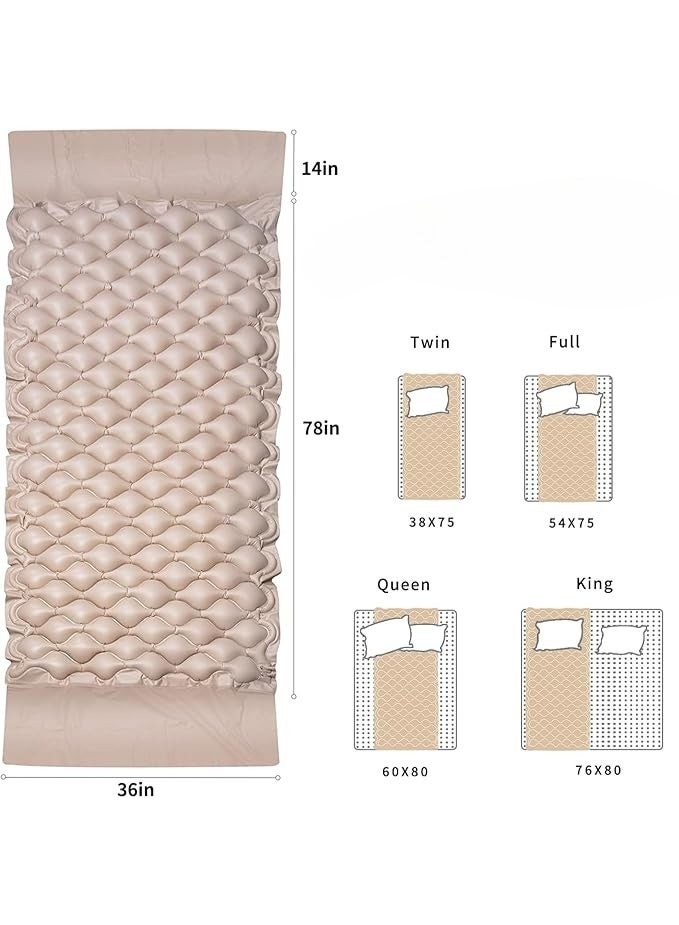 Generic Alternating Pressure Air Mattress Topper with Quiet Electric Pump – Pressure Relief Pad for Elderly and Long-Term Care - Image 2