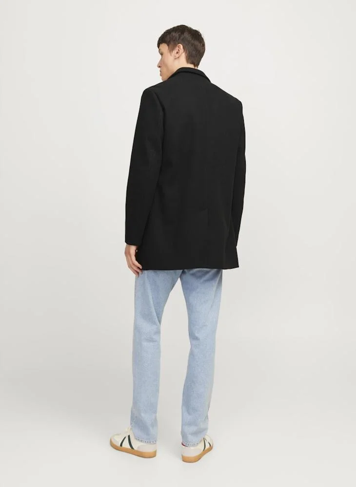 JJ Rebel Casual Button Detail Coat