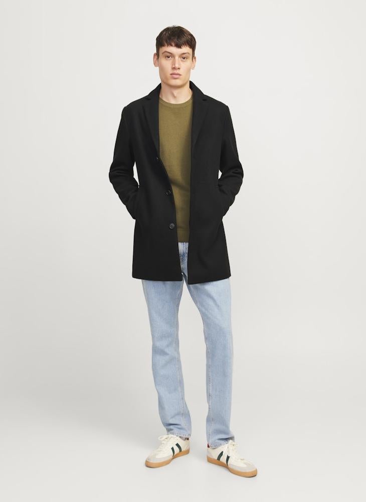 JJ Rebel Casual Button Detail Coat - Image 5