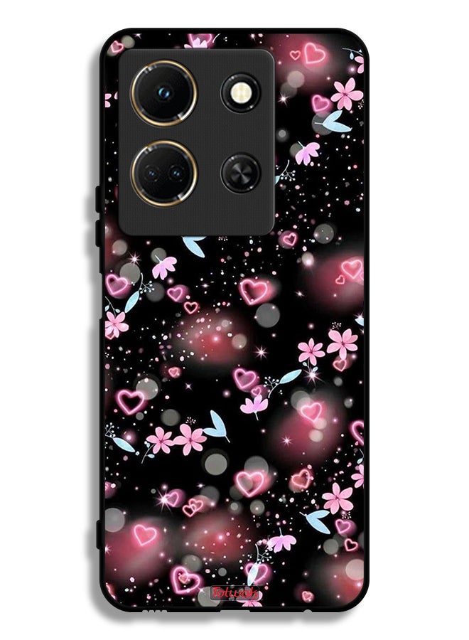 Tolwak Infinix Note 30 Protective Case Cover Small Hearts And Flowers - Image 1