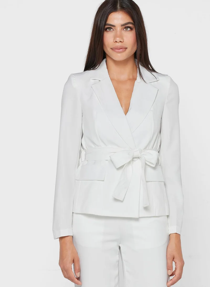 ELLA Belted Blazer Pant Set