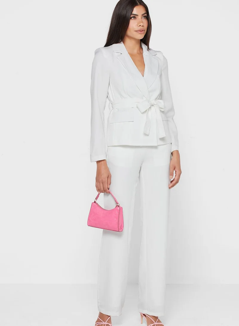 ELLA Belted Blazer Pant Set