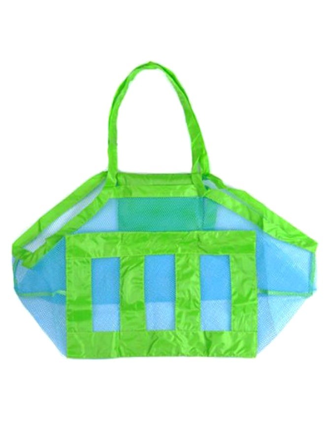NIBEMINENT Beach Mesh Tote Green/Blue  - Image 1