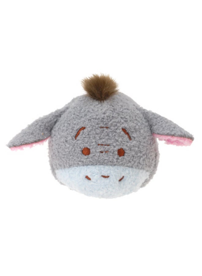 Cartoon Anime Tsum Mouse Refueling Duck Strawberry Pine Squirrel Screen Wipe Pendant Stacked Music Doll Plush Toy-Color:Donkey-Height:9*5*6cm - Image 1