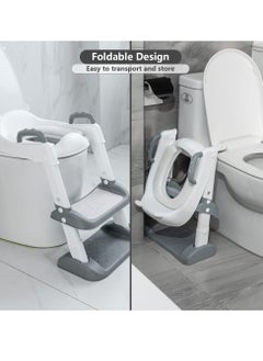 Gonice Potty Training Toilet Seat with Step Stool Ladder-Easy to Assemble  - Image 3