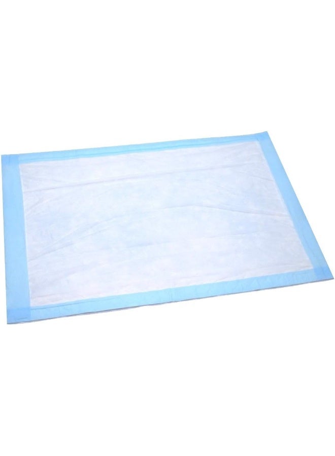 BrightCare Disposable Baby Changing Pad Liner - Economy Pack 50 Count (17 x 24 Inch) - Waterproof Absorbent Blue Hospital Underpad for Incontinence with Moisture Protector - Small Chux by BrightCare - Image 4