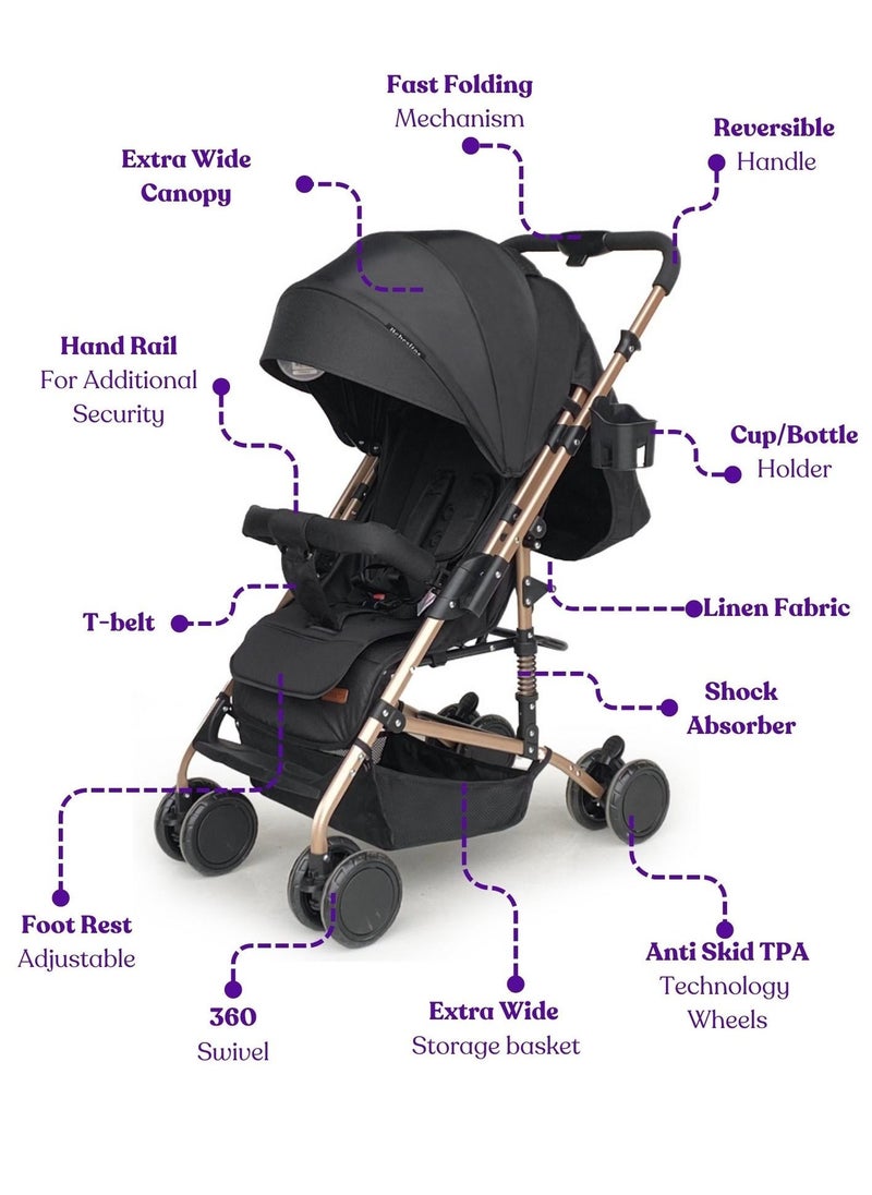 Bebesitos Reversible Fast Folding Versatile Baby Stroller  - Image 3