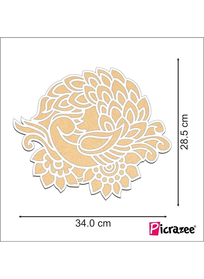 PICRAZEE حصائر قوالب رنجولي بيكرازي سهلة الاستخدام، سهلة التعبئة، لوحات رنجولي قابلة لإعادة الاستخدام، محمولة، زينة ديوالي للمنزل والمكتب (11.7 بوصة) (D4) - Image 4