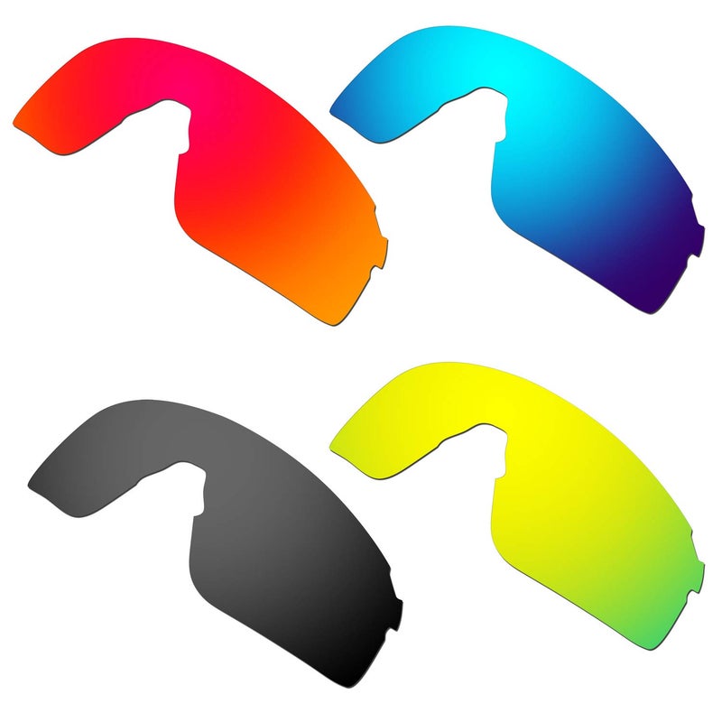 Generic HKUCO Replacement Lenses For Oakley EVZero Blades Red/Blue/Black/24K Gold Sunglasses  - Image 1