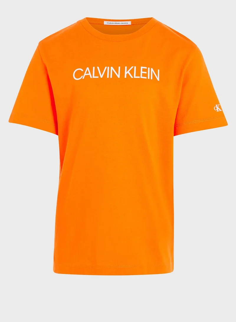 Calvin Klein Jeans Kids Institutional Logo T-Shirt
