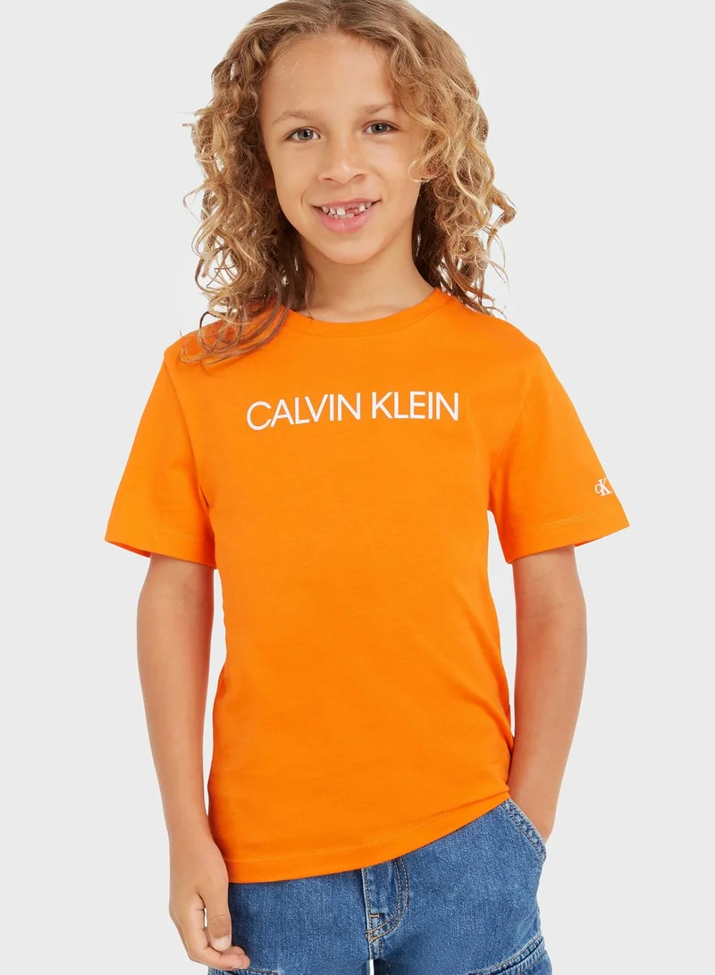 Calvin Klein Jeans Kids Institutional Logo T-Shirt