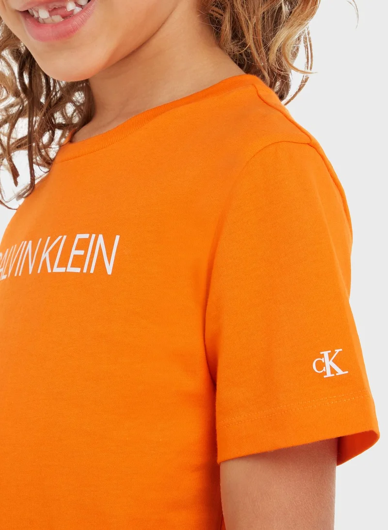 Calvin Klein Jeans Kids Institutional Logo T-Shirt