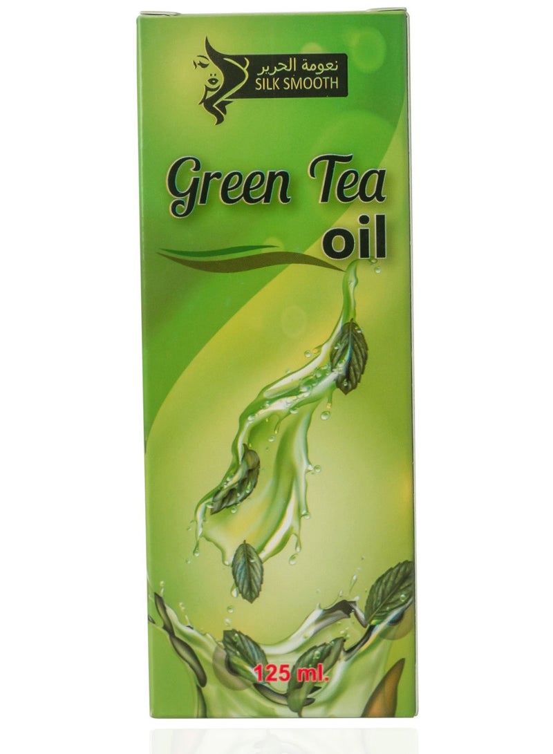 SILK SMOOTH Premium Green Tea Oil for Hair - Natural Elixir Infused with Nutrients for Healthy Locks, Cold-Pressed for Ultimate Purity and Nourishment - Image 2
