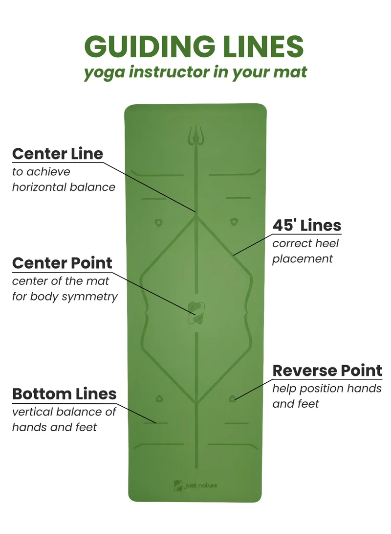 Just Nature Green Green Lite Yoga Mat  | Best Price UAE