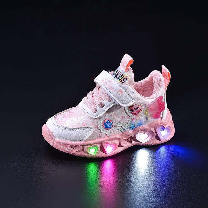 Mesh Sneakers Lightweight Flexible Sole Walking Shoes For Kids Indoor And Outdoor Activities - Image 1