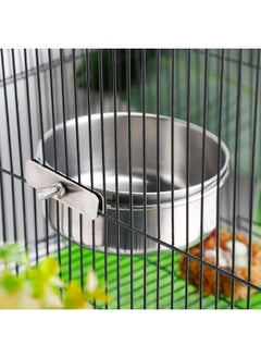 4 Packs Stainless Steel Bird Feeding Dish Cups 30 oz Bird Feeder Parrot Water Food Bowl Stainless Steel Pet Bowls with Clamp Bird Cage Accessories for Bird Cockatiel Budgies Parakeet Small Animals - pzsku/ZAEBA962DFA5594EEEE34Z/45/_/1737031730/ec916159-334e-445b-bf6d-3ca5d5c176de