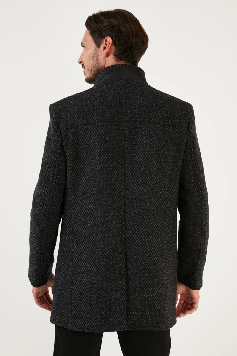 Buratti Buttoned Melted Slim Fit Cashew Coat Men's Coat 5840099N