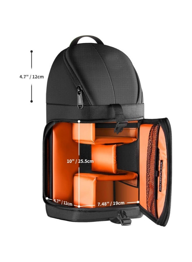 Professional Camera Sling Backpack for Nikon Canon Sony and Other DSLR and Lens, Tripod, Other Accessories, Waterproof and Anti-Tear Bag with Padded Partitions - Image 3