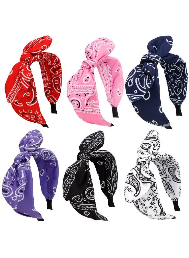 Jaciya Bandana Bow Headbands For Women Wide Headband Bunny Ears Headband Girls Hair Accessories - Image 1