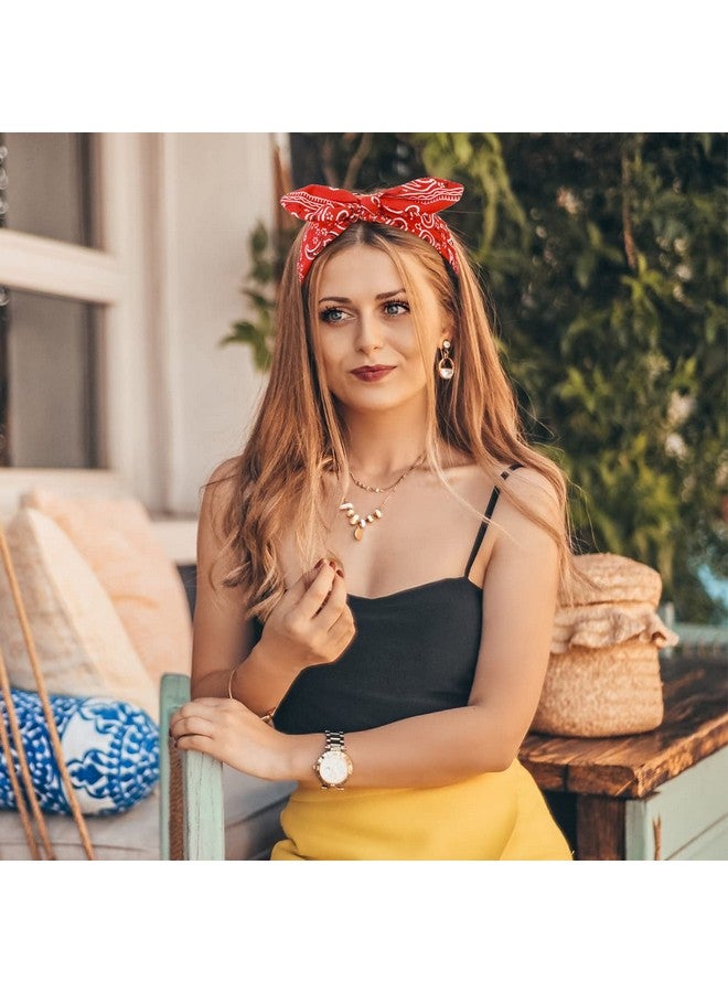 Jaciya Bandana Bow Headbands For Women Wide Headband Bunny Ears Headband Girls Hair Accessories - Image 4