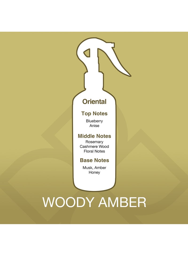 اسانسي وودي عنبر – معطر الهواء الفاخر أروما ميست 300 مل - Image 2