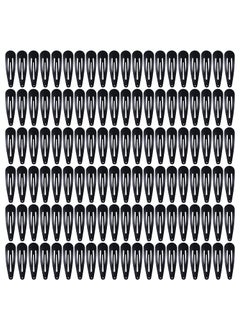 Cinaci Cinaci 120 Pack Solid Plain Silver Black Gold 5cm2 Craft DIY Naked Snap Metal Hair Clips Barrettes for Women Baby Girls Toddlers Kids Hair Accessories Bulk Black 5cm2 