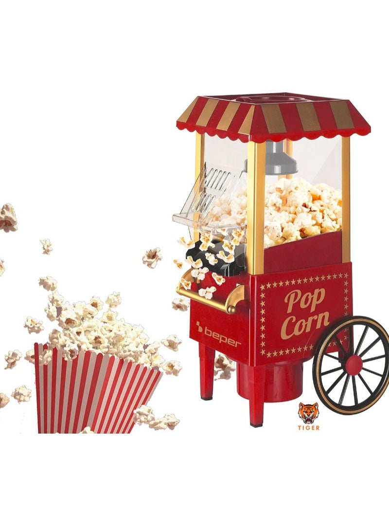 TIGER BT.651Y Popcorn Maker – Oil-Free, Quick Popping, Durable ABS Construction - Image 1