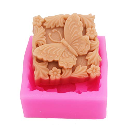 Longzang Pastorale Butterfly Animal Silicone Mold Craft Art Silicone Soap Mold Craft Molds DIY Handmade Soap Molds (S117) - Image 1