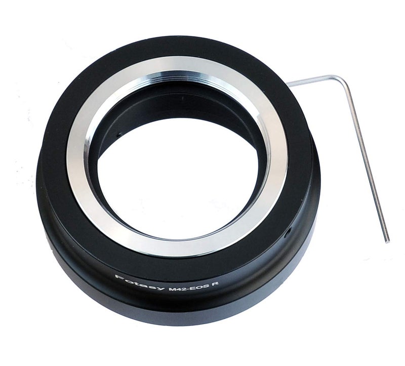 Fotasy محول عدسة فوتاسي قابل للتعديل M42 42mm لتركيب عدسة برغي إلى تركيب كانون EOS RF، محول M42 RF، عدسة M42 إلى EOS RF، متوافق مع كاميرا كانون EOS R بدون مرآة EOS R RP Ra R3 R5 R6 R7 R10 - Image 3