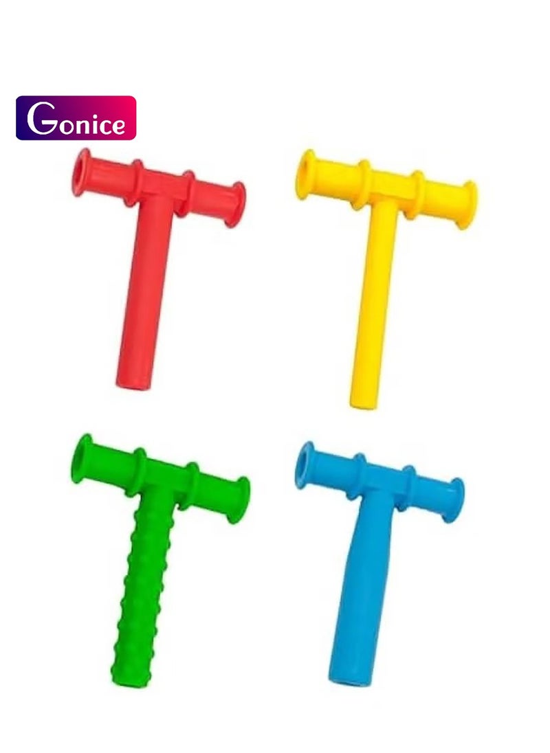 Gonice Chewy Tubes Pack of 4 Combo (Multicolor 1) 4pcs  - Image 1