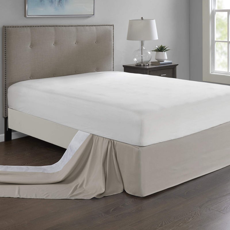 madison park Madison Park Simple Fit Bedskirt Khaki ModelMP115368 