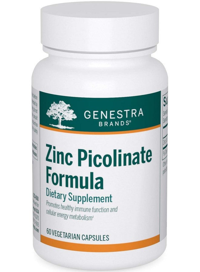 Genestra Brands Zinc Picolinate Formula | Supports Immunity, Skin, and Connective Tissue Formation | 60 Capsules - Image 1