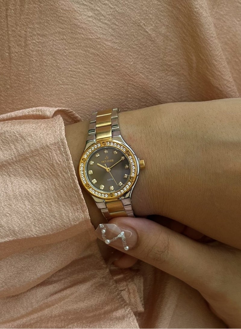 ديفوشي ساعة يد انيقه وملفته وبتصميم متفرد للنساء - Image 1